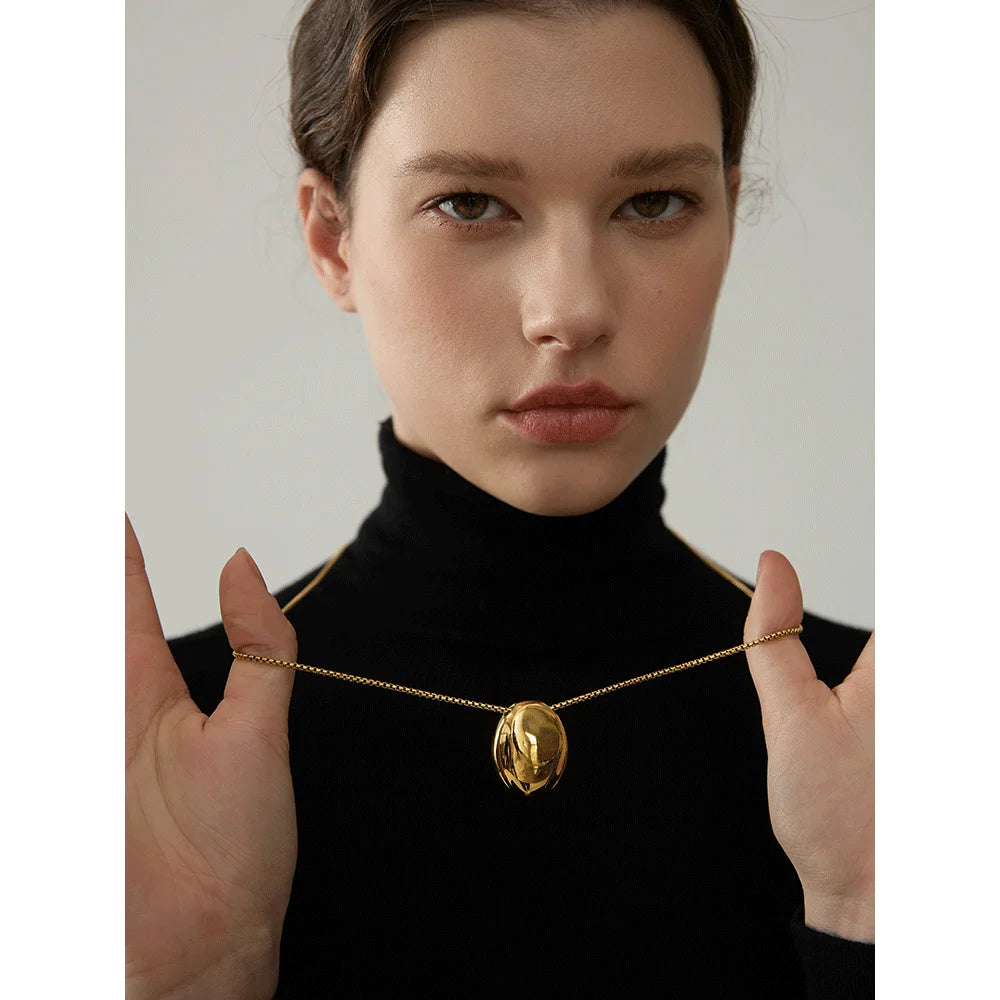 Minimalist Long Unisex Sweater Chain - 316L Stainless Steel Waterproof Necklace