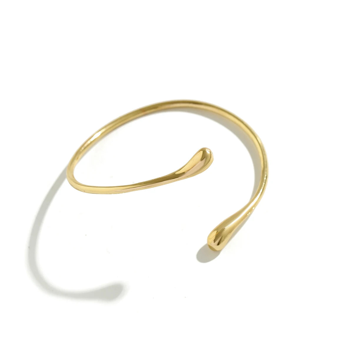 Vintage Water Drop Cuff Bracelet - Bohemian Geometric Open Bangle