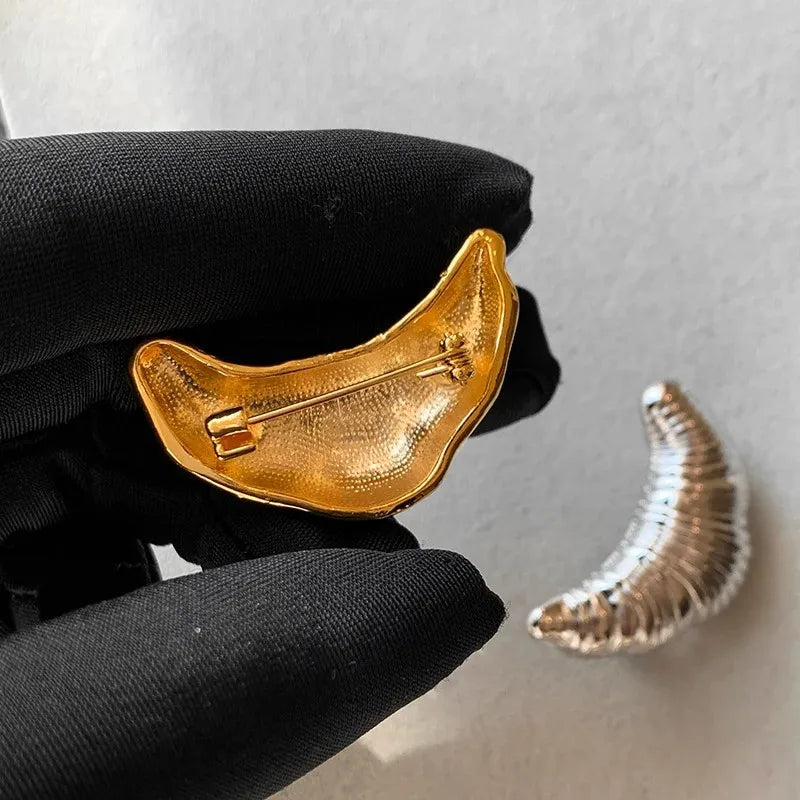 The Croissant Pin: Your Tiny Luxury Touch