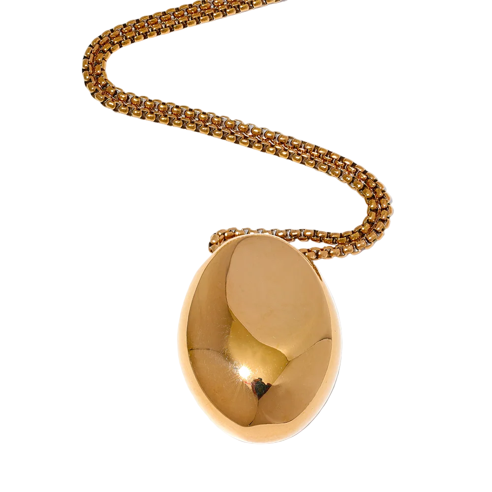 Minimalist Long Unisex Sweater Chain - 316L Stainless Steel Waterproof Necklace