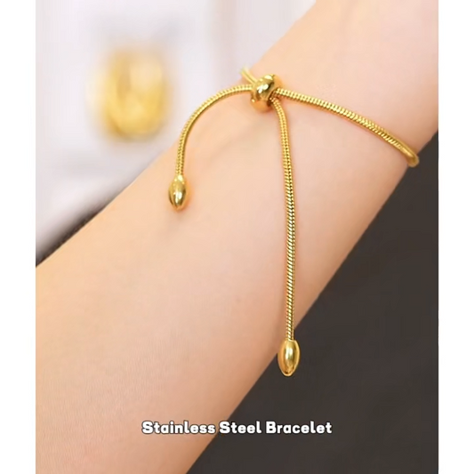 Adjustable Bracelet - PVD Gold Plated