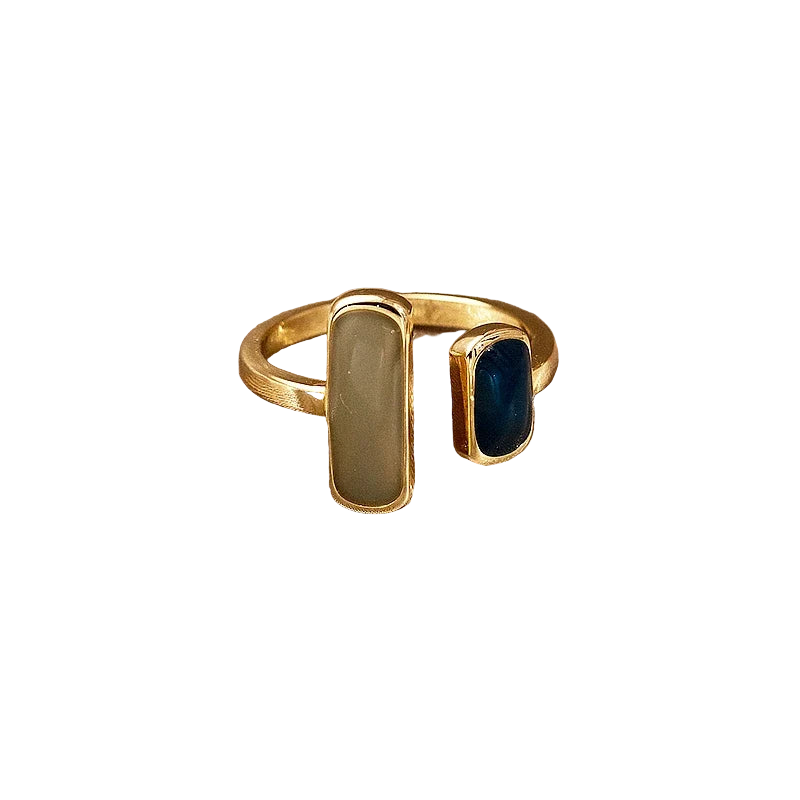 Pearl & Tide Adjustable Starfish Ring — Korean Glam Gold Ring