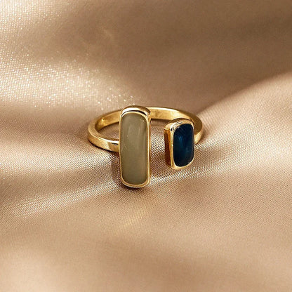 Pearl & Tide Adjustable Starfish Ring — Korean Glam Gold Ring