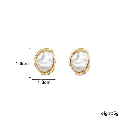 Irregular Pearl Earrings