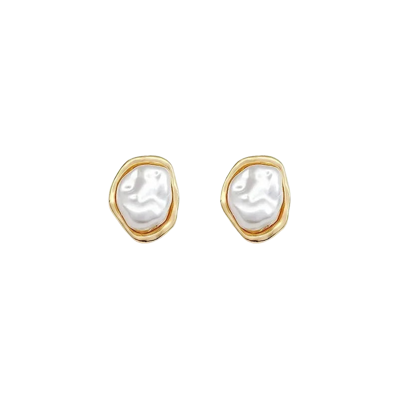 Irregular Pearl Earrings