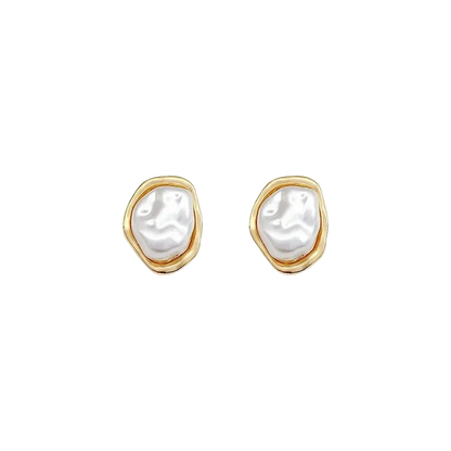 Irregular Pearl Earrings