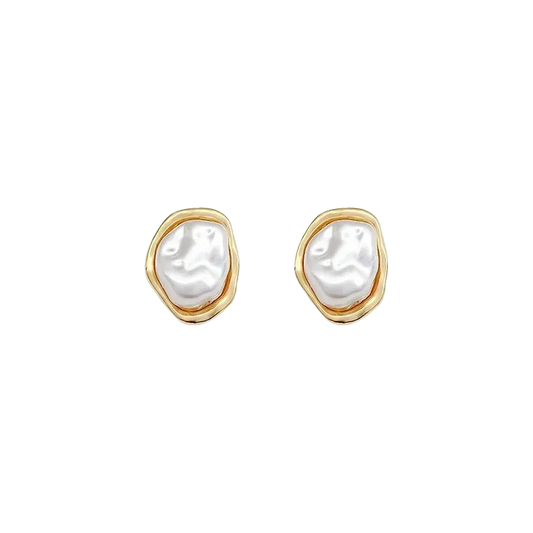 Irregular Pearl Earrings