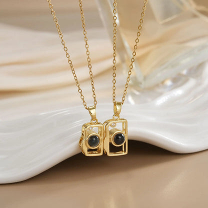 Magnetic Sun & Moon Necklace Set - Celestial Couple Jewelry