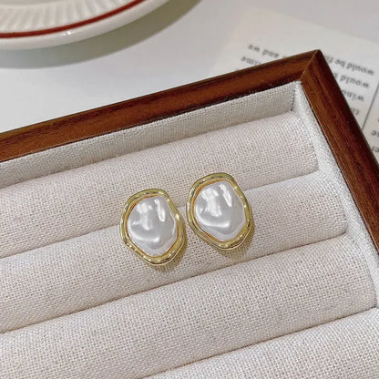 Irregular Pearl Earrings