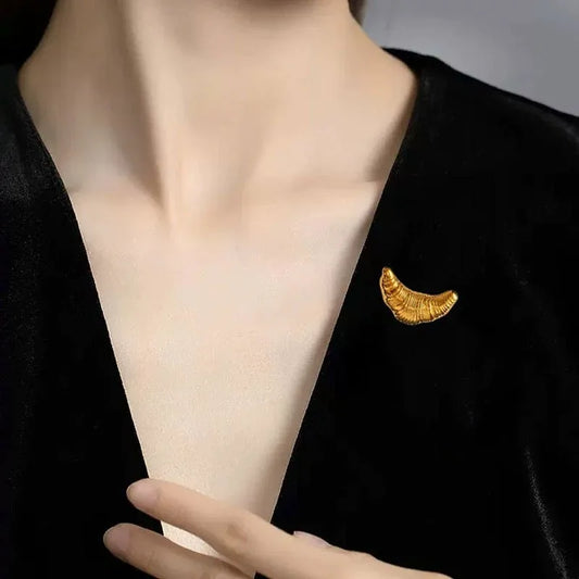 The Croissant Pin: Your Tiny Luxury Touch