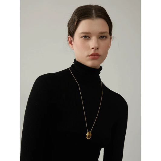 Minimalist Long Unisex Sweater Chain - 316L Stainless Steel Waterproof Necklace
