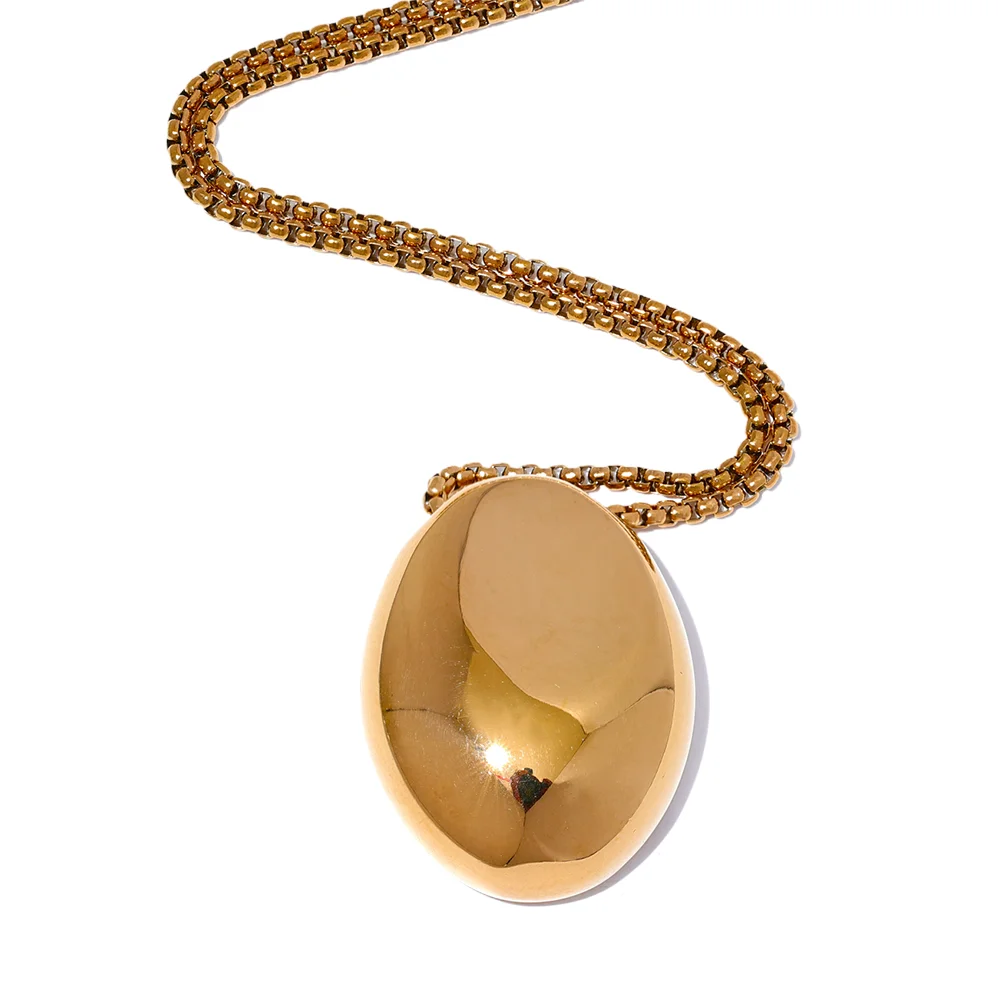Minimalist Long Unisex Sweater Chain - 316L Stainless Steel Waterproof Necklace