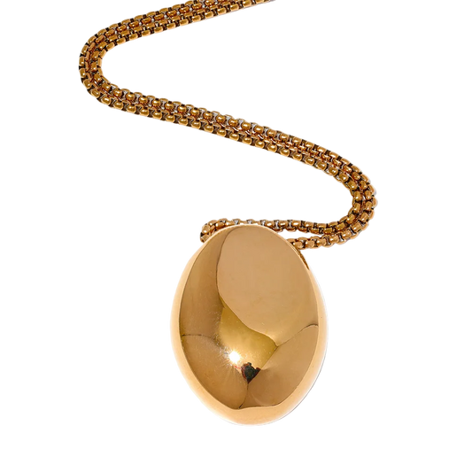 Minimalist Long Unisex Sweater Chain - 316L Stainless Steel Waterproof Necklace