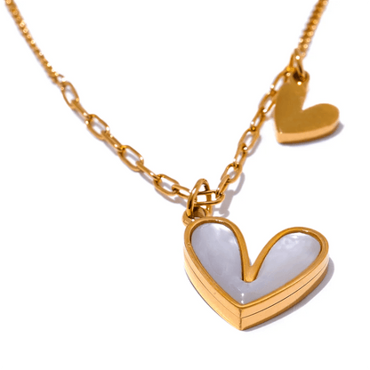 Charm necklace - minimalist gold chain design for women | Pure Vita Dubai