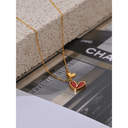 Charm necklace - minimalist gold chain design for women | Pure Vita Dubai