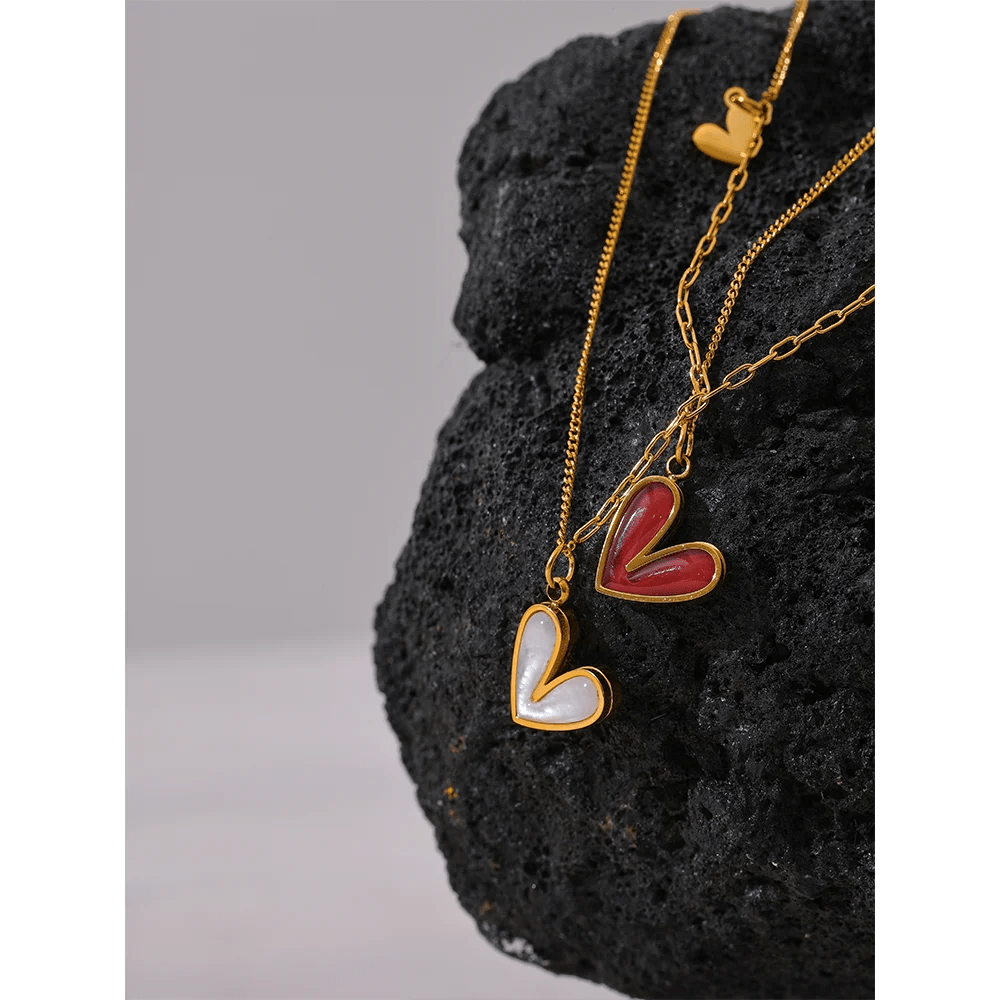 Charm necklace - minimalist gold chain design for women | Pure Vita Dubai